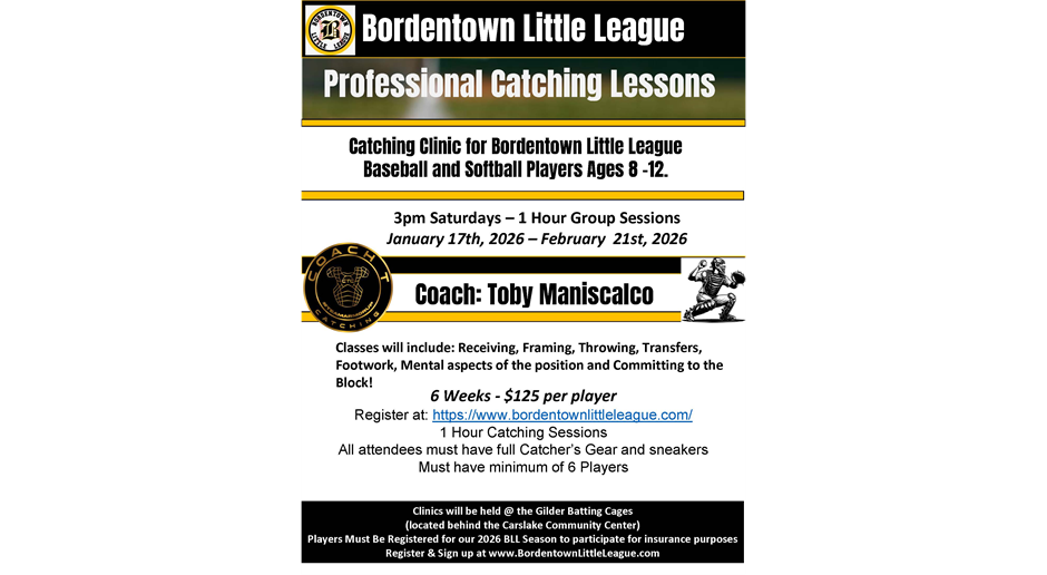 Catching Clinic for Baseball & Softball Players