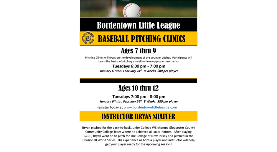 Baseball Pitching Clinics