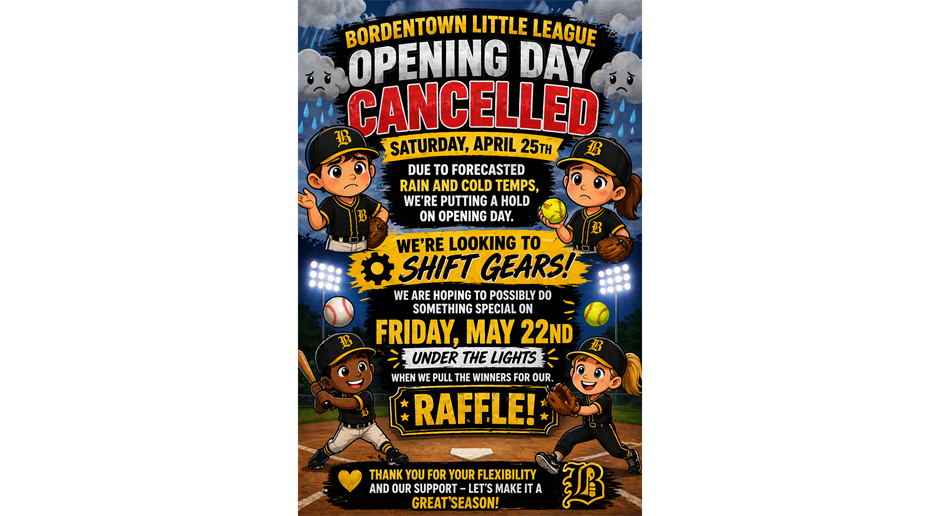 Opening Day is Cancelled